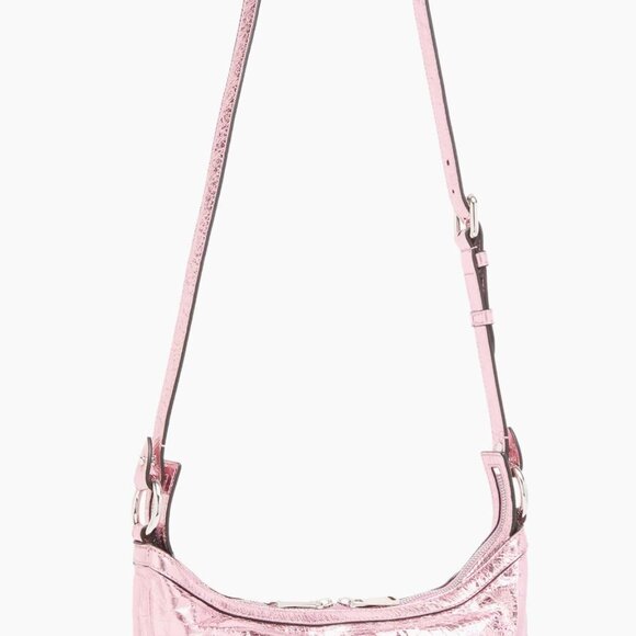 New Versace  Pink Repeat  Medusa Metallic Logo shoulder Bag - Picture 3 of 5
